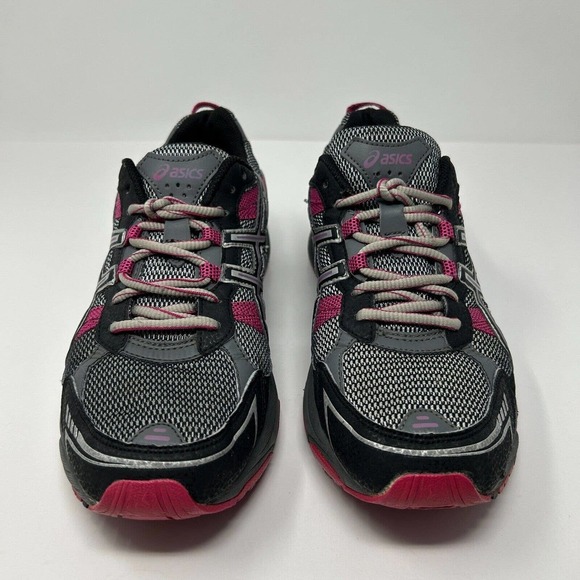 ASICS Gel Venture 4 Women's Size 11 Black Pink Athletic Running Sneaker Shoes - Picture 2 of 15